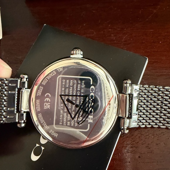 NWT Coach Park Quartz Mesh Strap 34mm Watch - Picture 8 of 12